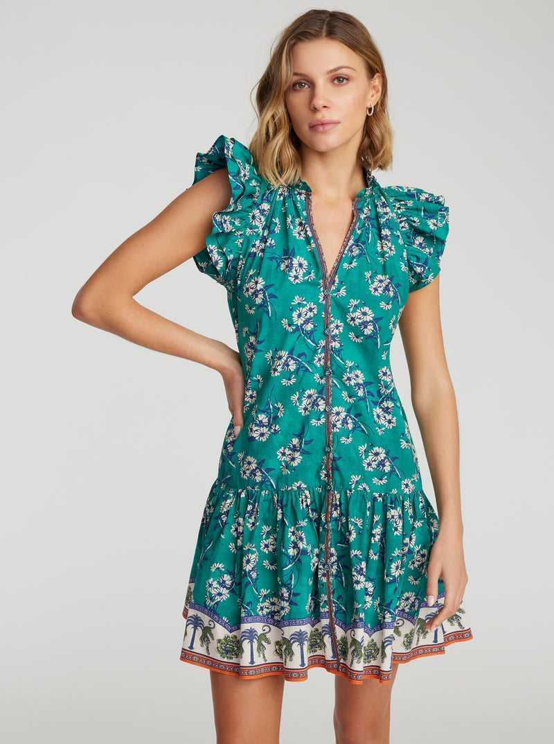 Robert Graham Savannah Dress Teal | 381ORSXQZ