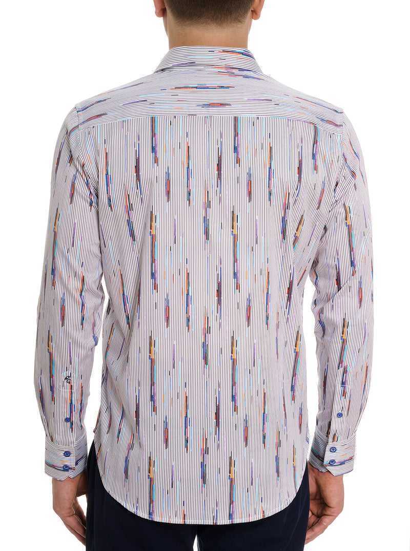 Robert Graham Shipping Lines Long Sleeve Button Down Shirt Multi | 831WGEVRI