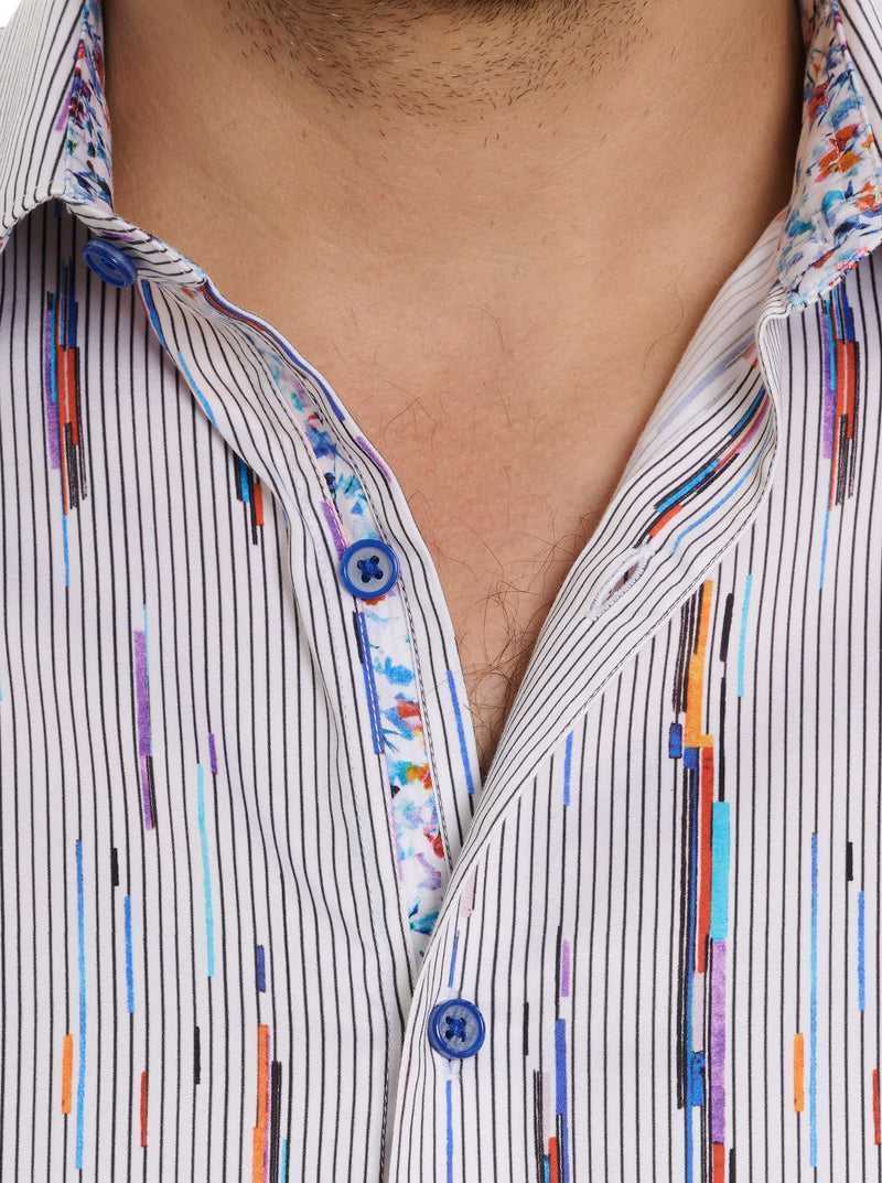 Robert Graham Shipping Lines Long Sleeve Button Down Shirt Multi | 831WGEVRI