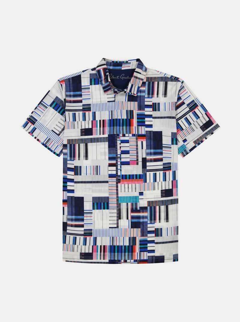 Robert Graham Siro Short Sleeve Knit Polo Multi | 718SCTHRD