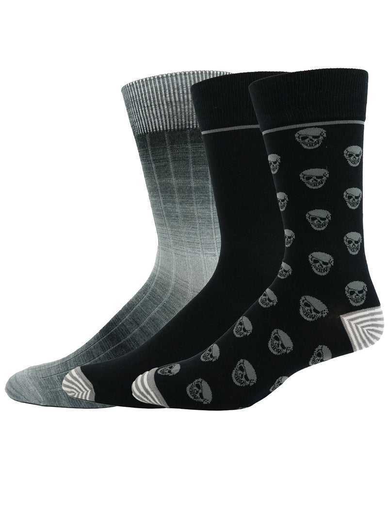 Robert Graham Skull 3 Pack Socks Multi | 192AJKZEN