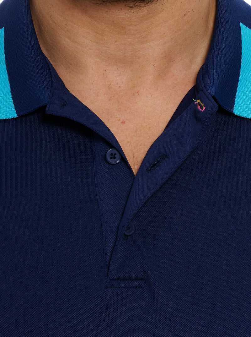 Robert Graham Skull Dice Polo Blu Marino | 591IQGVXR