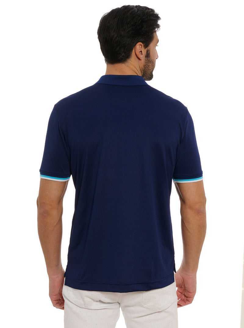 Robert Graham Skull Dice Polo Blu Marino | 591IQGVXR