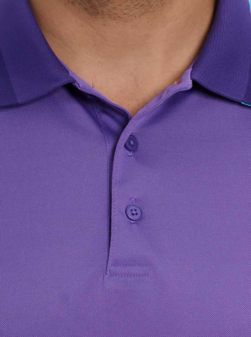 Robert Graham Skull Rose Polo Viola | 375LSJGIH