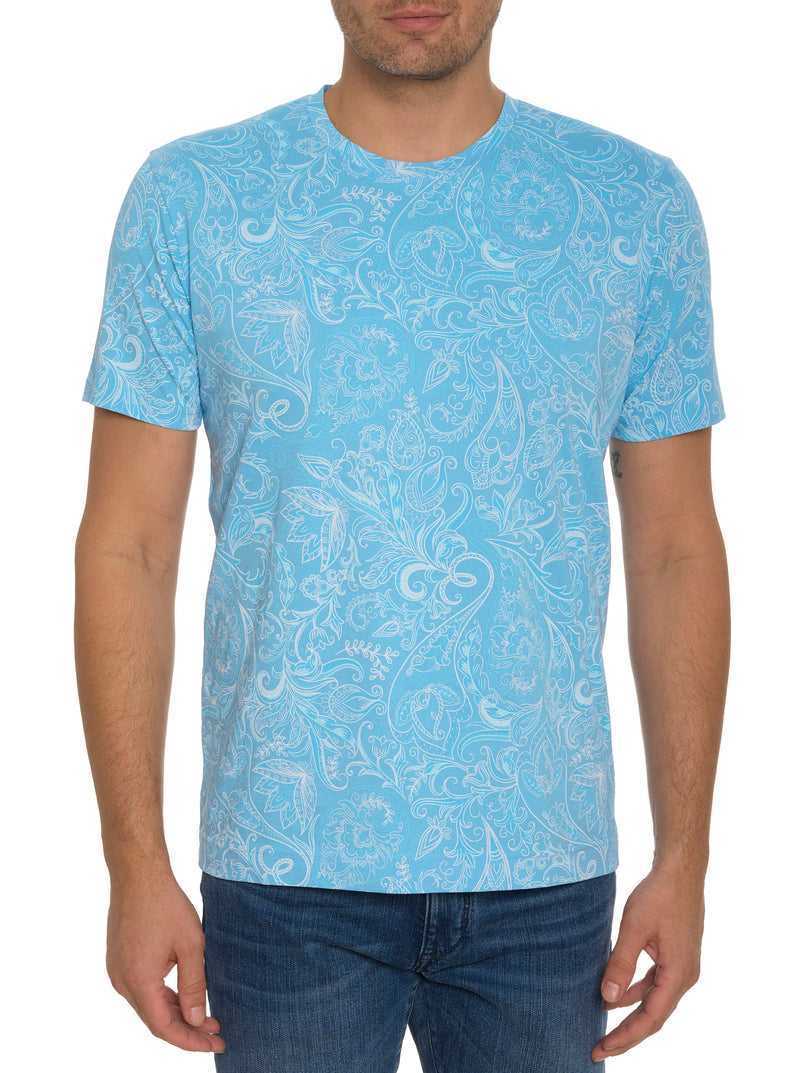 Robert Graham Swanson T-shirt Verde Acqua | 506LPBNDK