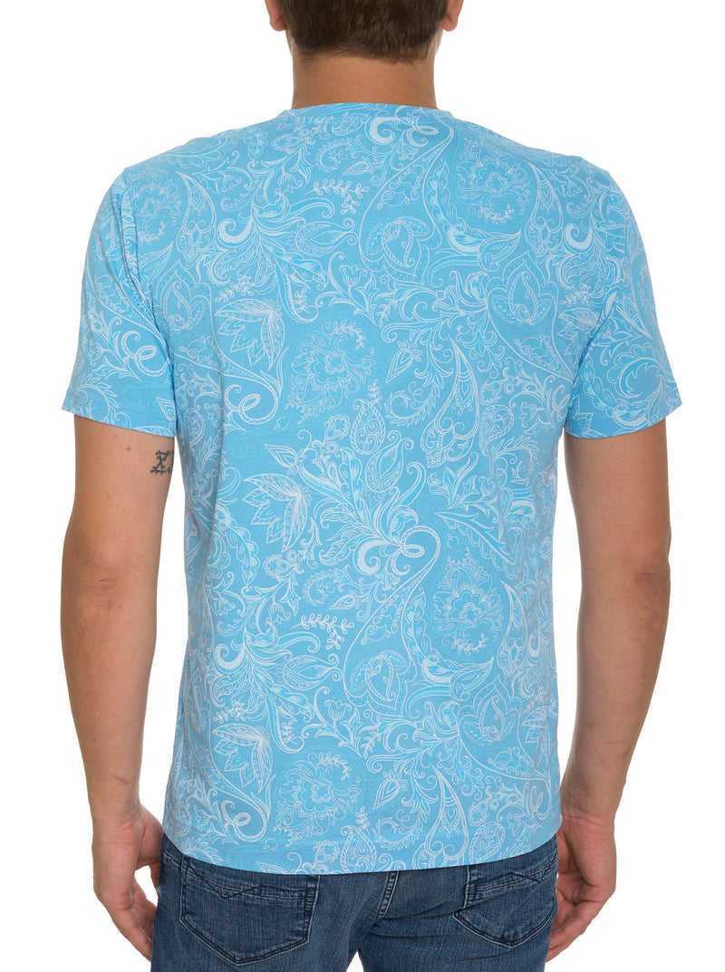 Robert Graham Swanson T-shirt Verde Acqua | 506LPBNDK