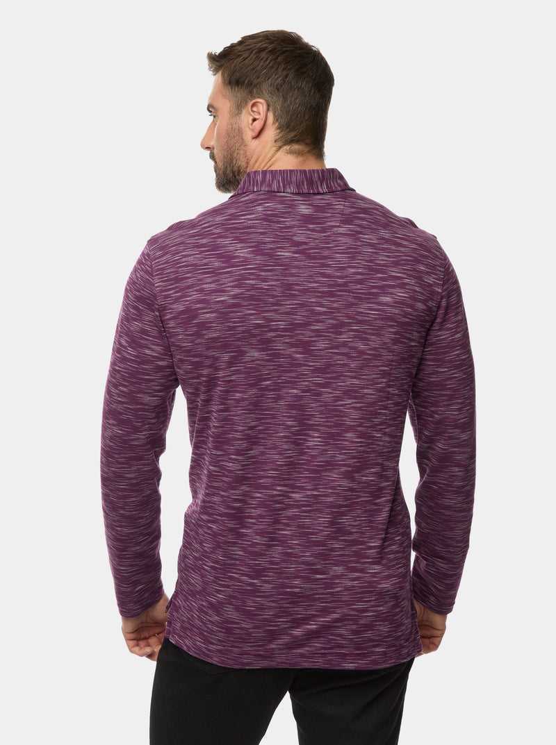 Robert Graham Thales Long Sleeve Polo Blu Marino | 154ZQIOLP