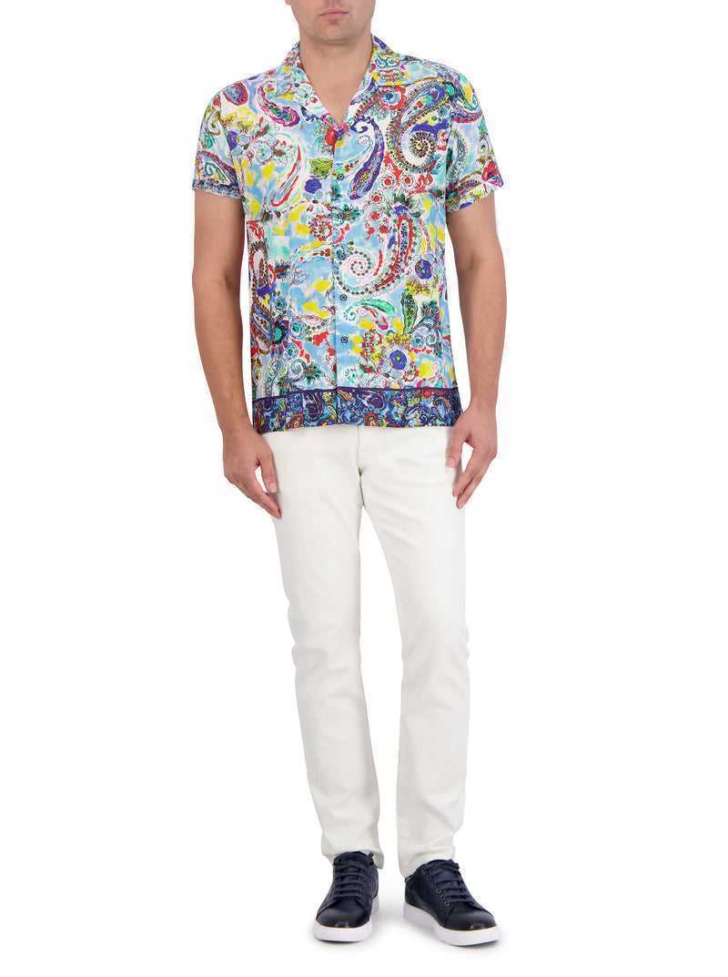 Robert Graham The Drake Short Sleeve Button Down Shirt Multi | 796HFAQPO