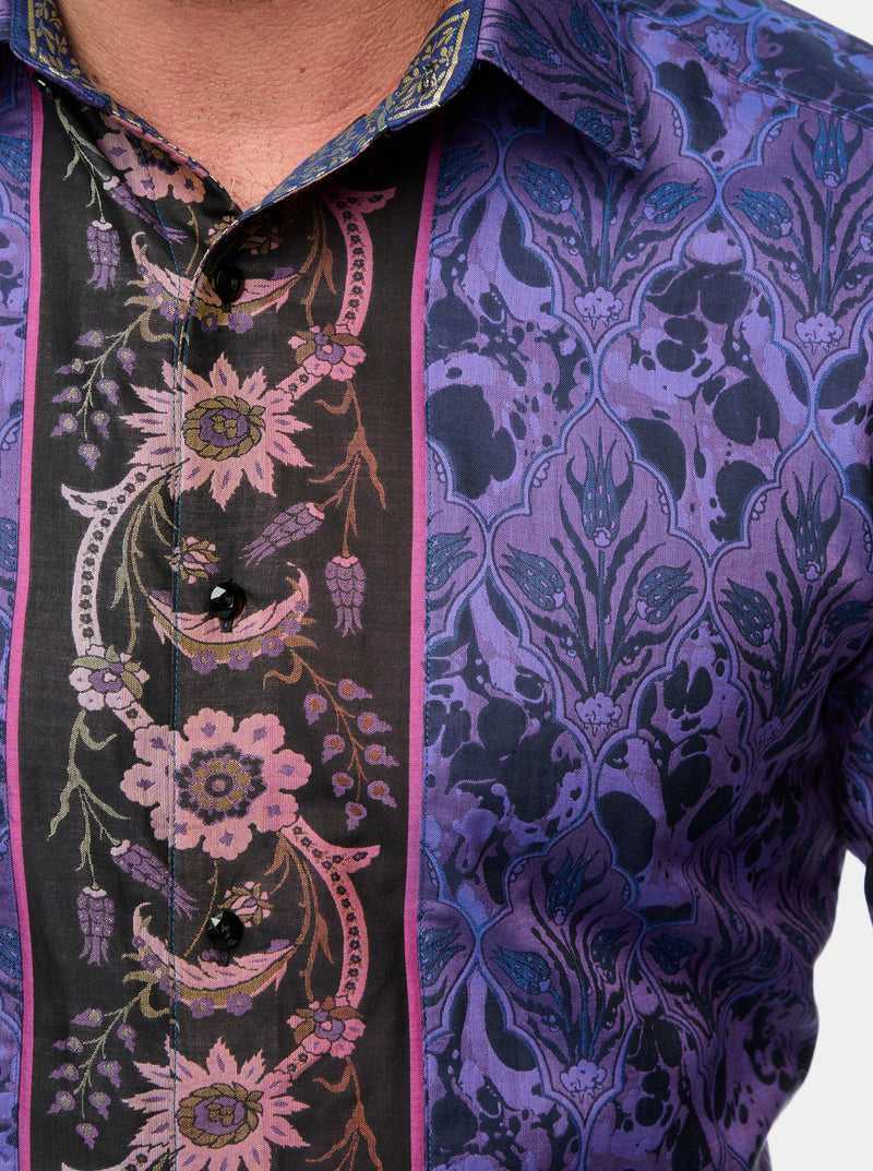 Robert Graham The Limited Edition Paso Doble Woven Shirt Tall Viola | 980QNCEXS