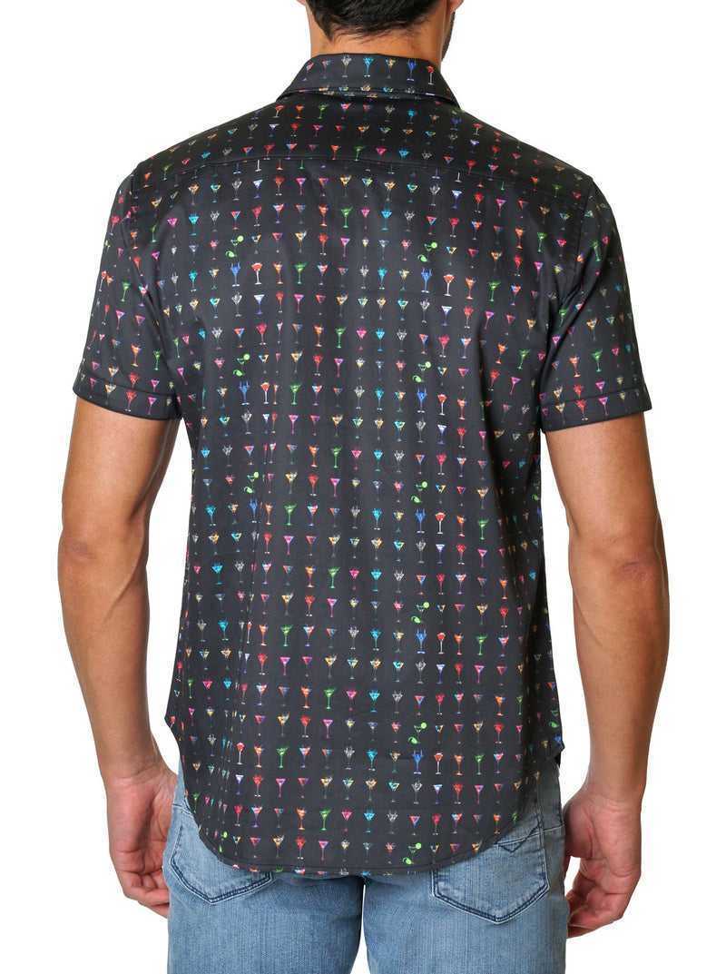 Robert Graham The Martini 2 Short Sleeve Shirt Nere | 013JVAZQE