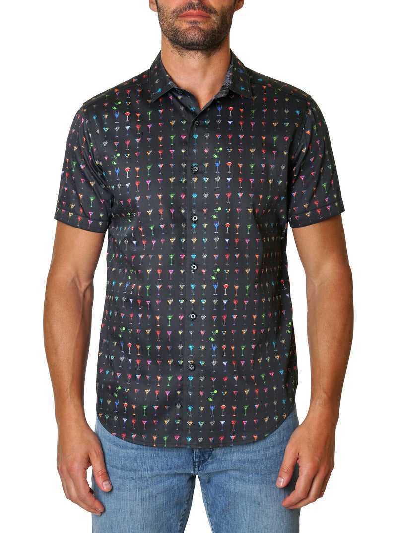 Robert Graham The Martini 2 Short Sleeve Shirt Nere | 013JVAZQE