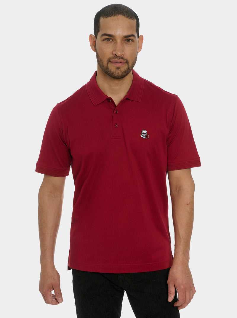 Robert Graham The Player Polo Bordeaux | 705BQAMHO