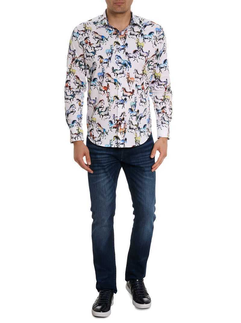 Robert Graham Thoroughbred Long Sleeve Button Down Shirt Multi | 629ANLJFZ