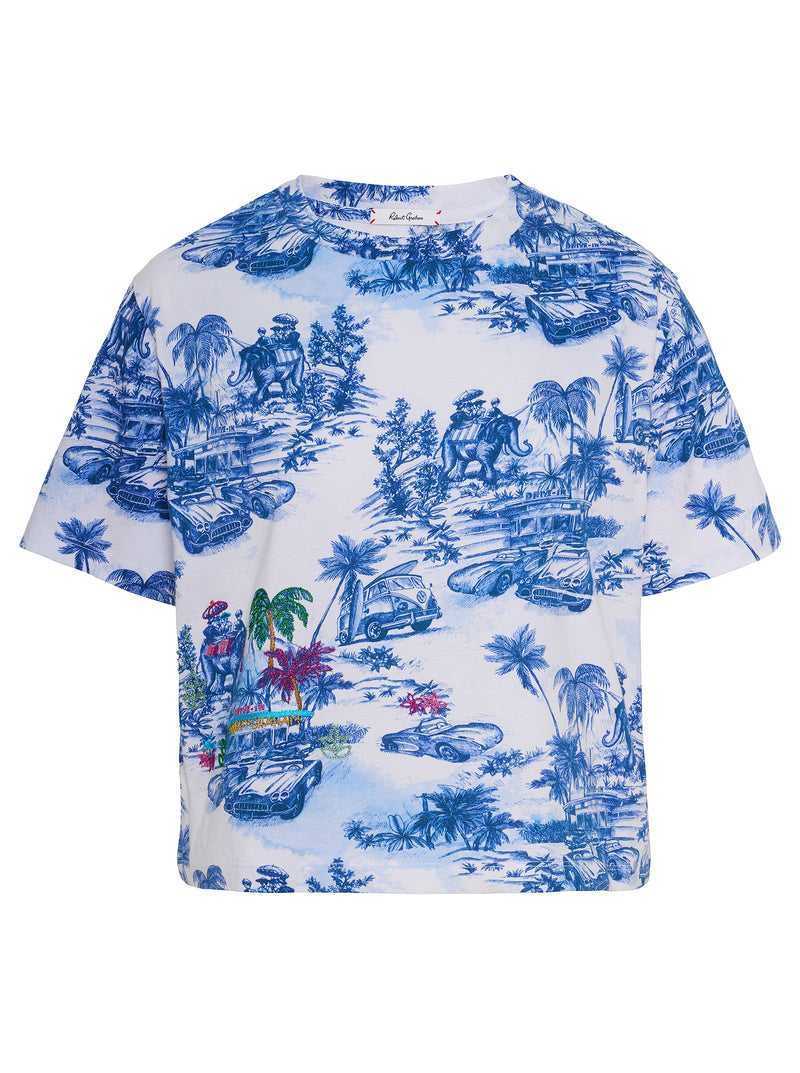 Robert Graham Toile De Joy T-shirt Blu | 764CQXITK