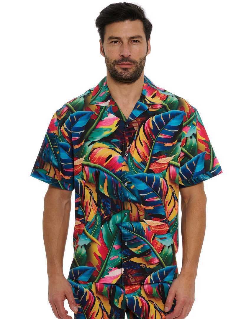 Robert Graham Toucan Short Sleeve Button Down Shirt Multi | 916IHOGWX