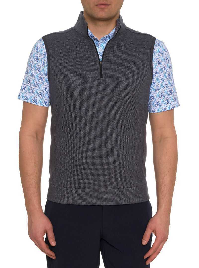 Robert Graham Treviso Performance Vest Charcoal | 379FVIMBW