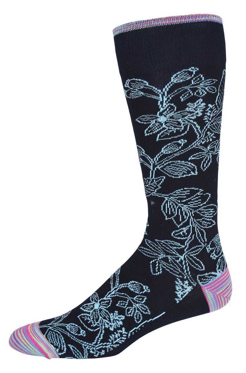 Robert Graham Valmont Sock Blu Marino | 156OHYBPS