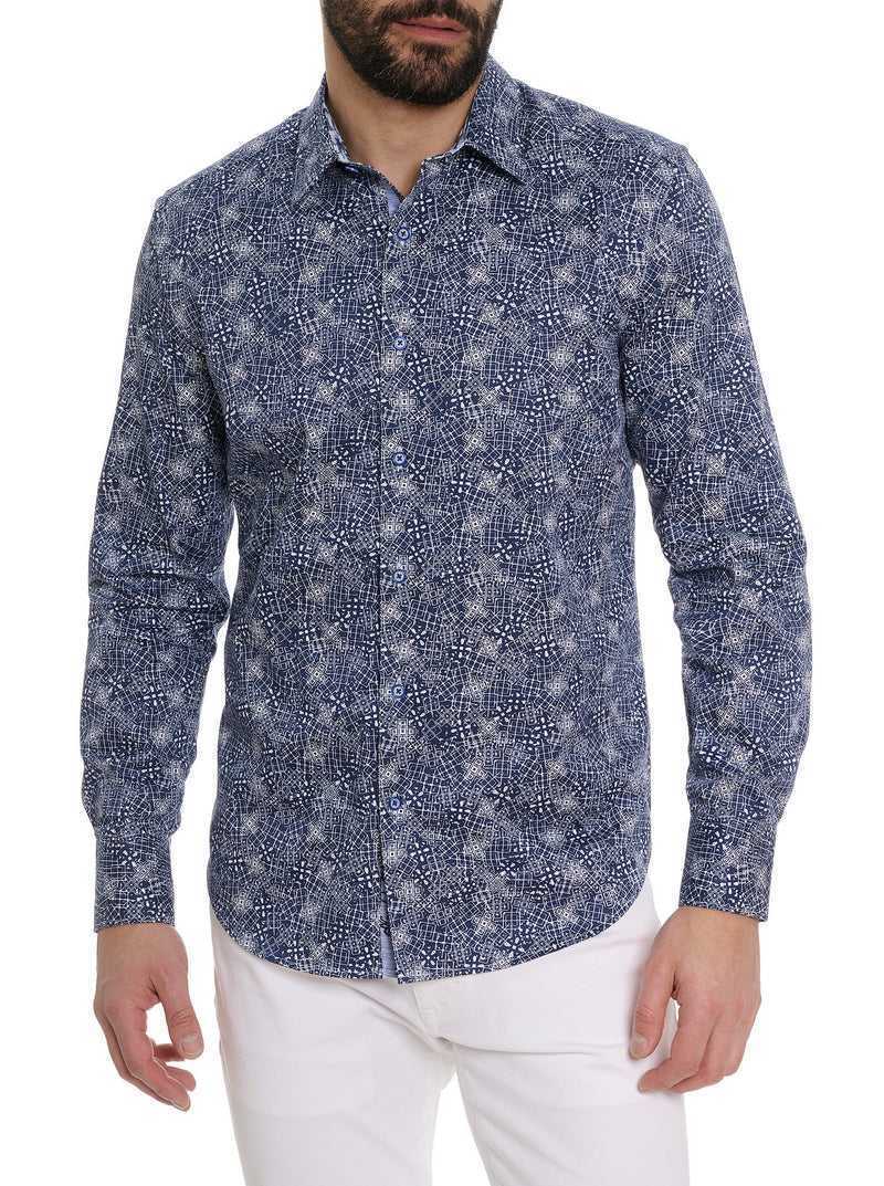 Robert Graham Walpon Long Sleeve Button Down Shirt Blu | 018NCSWRM