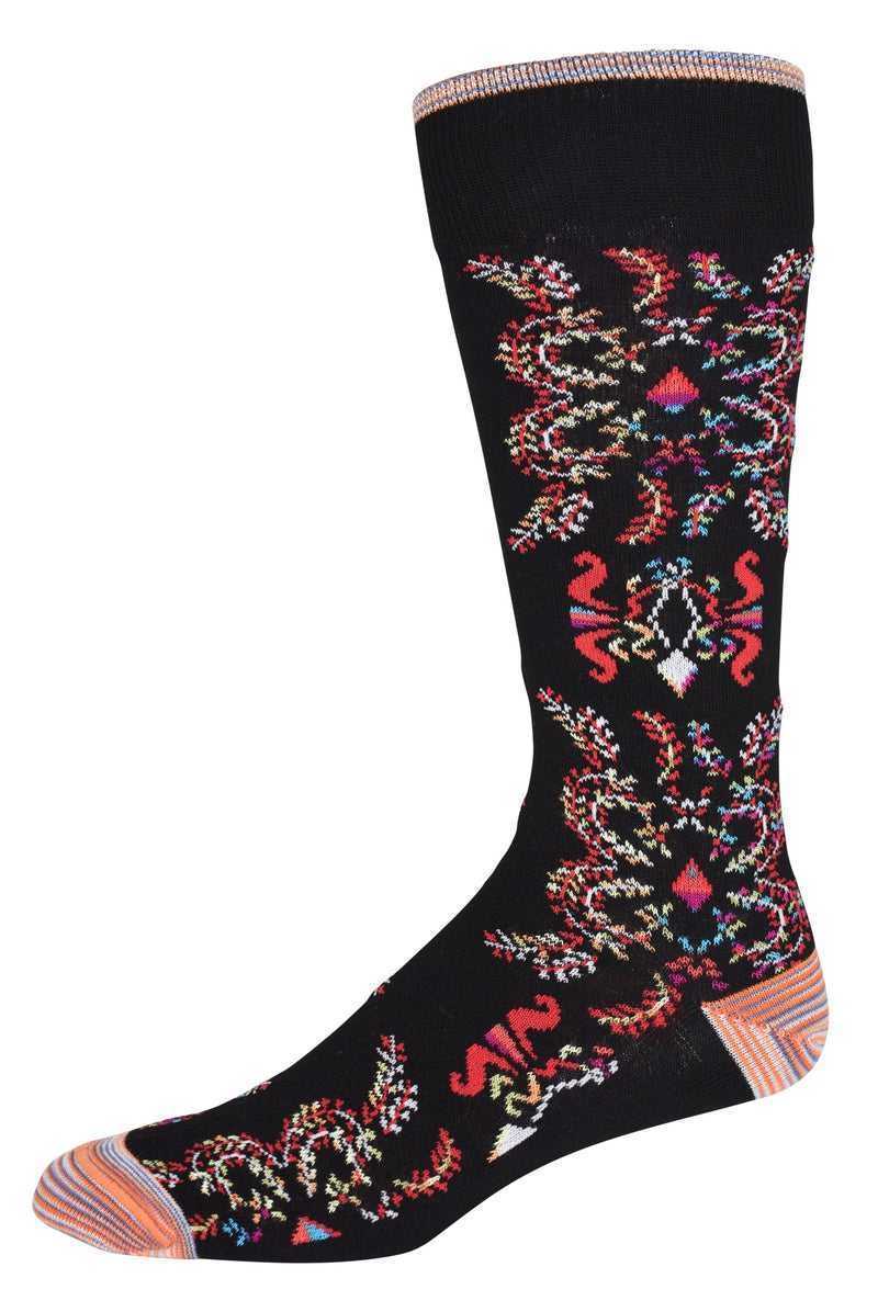 Robert Graham Warsaw Sock Nere | 968ANFSMR